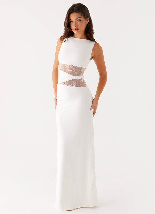 peppermayo Peppermayo Exclusive - Karma Maxi Dress - White
