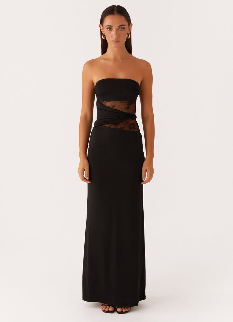 Peppermayo Peppermayo Exclusive - Karma Strapless Maxi Dress - Black