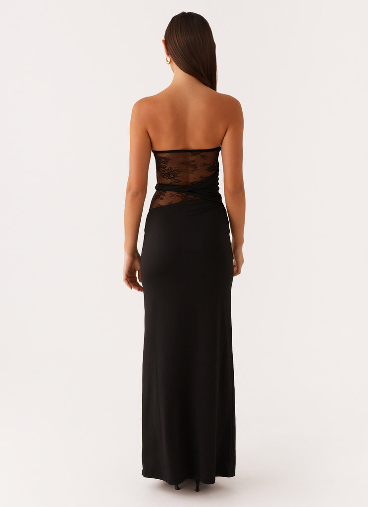 Peppermayo Peppermayo Exclusive - Karma Strapless Maxi Dress - Black