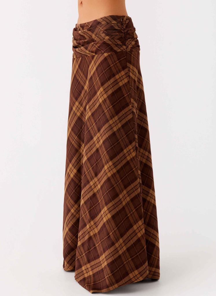 Peppermayo Peppermayo Exclusive - Karolina Maxi Skirt - Plaid