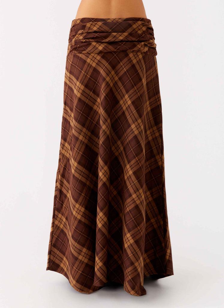 Peppermayo Peppermayo Exclusive - Karolina Maxi Skirt - Plaid