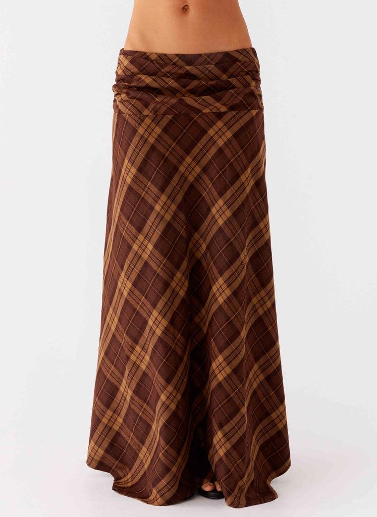 Peppermayo Peppermayo Exclusive - Karolina Maxi Skirt - Plaid
