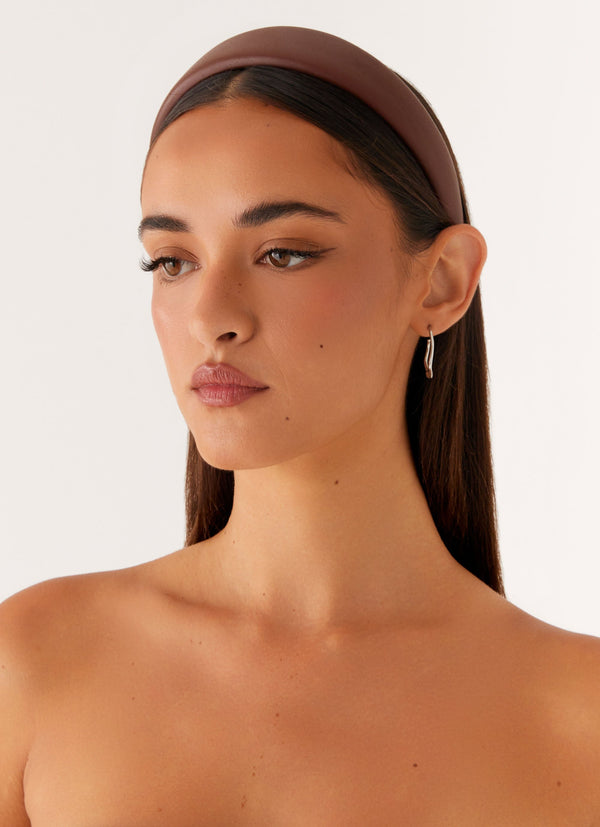 peppermayo Peppermayo Exclusive - Kasella Headband - Chocolate