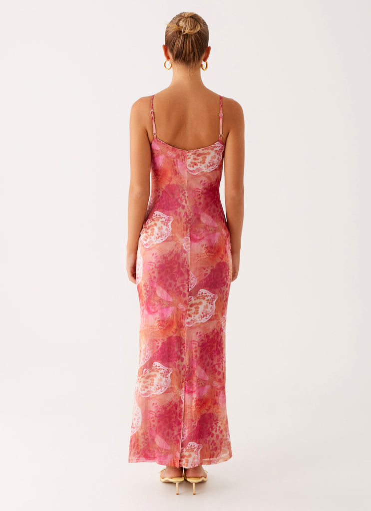 Peppermayo Peppermayo Exclusive - Kasey Midi Dress - Flamingo Fling