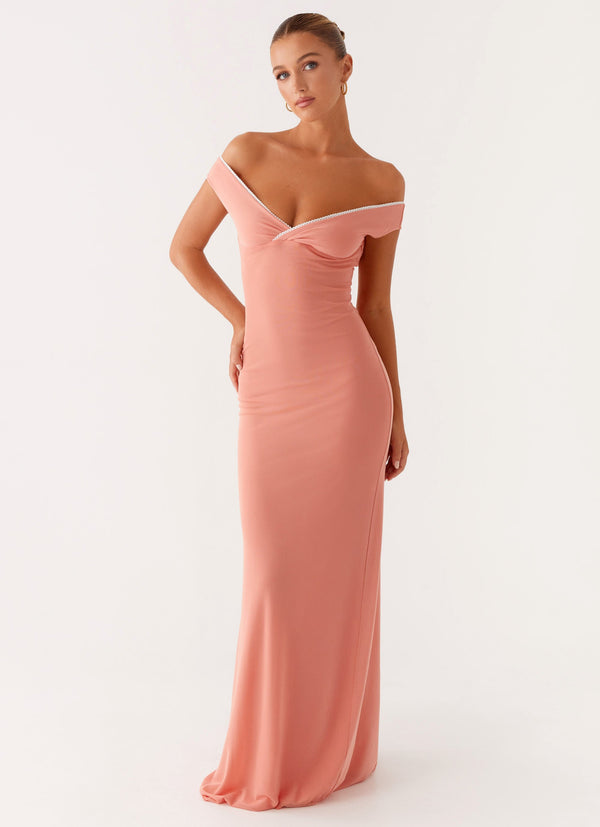 peppermayo Peppermayo Exclusive - Katiya Maxi Dress - Peach