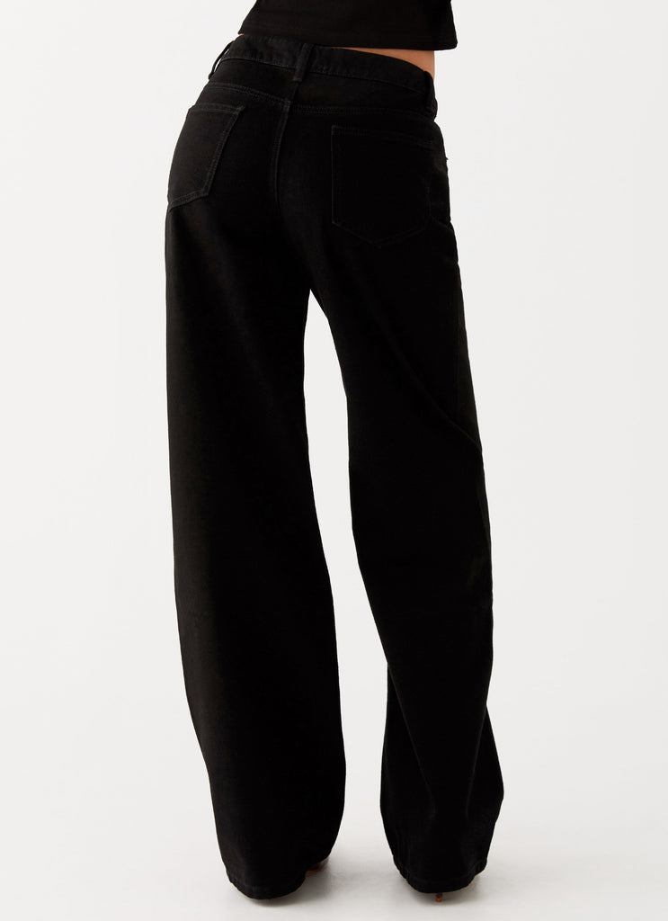 Peppermayo Peppermayo Exclusive - Keanna Low Rise Denim Jeans - Black