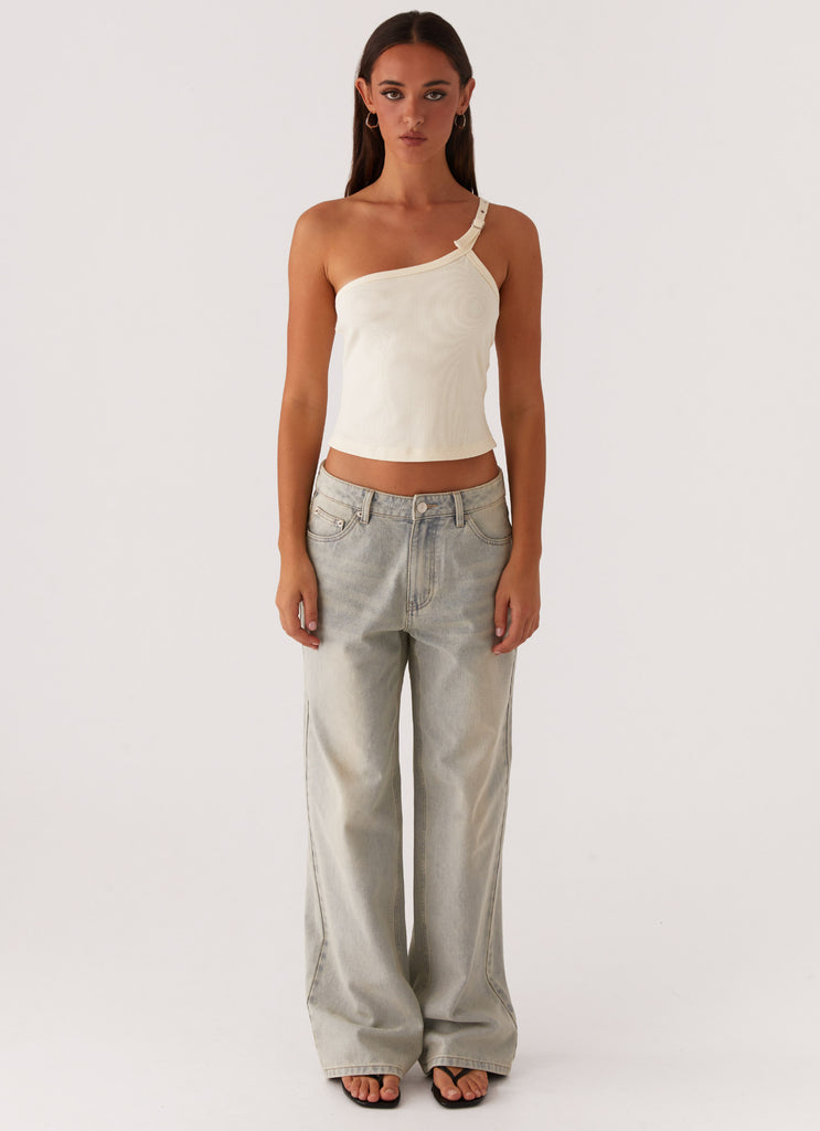 Peppermayo Peppermayo Exclusive - Keanna Low Rise Denim Jeans - Vintage