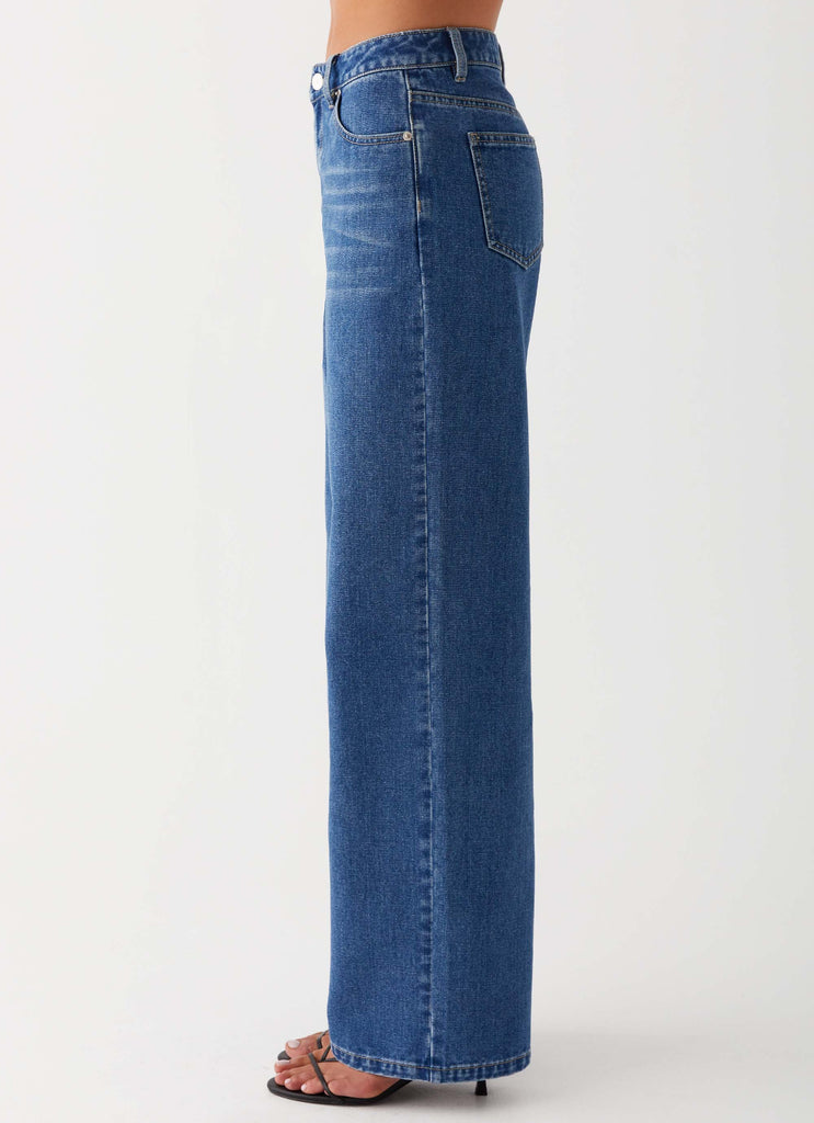 Peppermayo Peppermayo Exclusive - Keanna Low Rise Jeans - Indigo