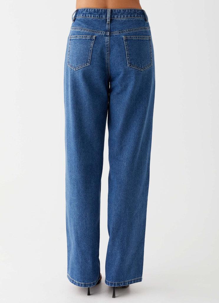 Peppermayo Peppermayo Exclusive - Keanna Low Rise Jeans - Indigo