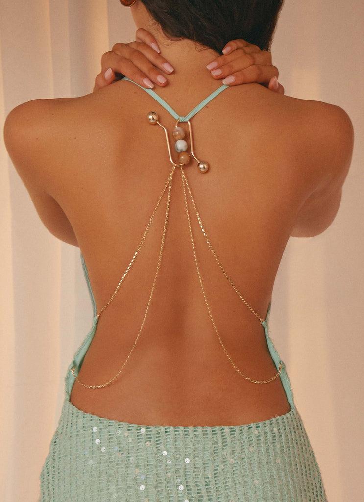 Peppermayo Peppermayo Exclusive - Keela Sequin Mini Dress - Mint Sage