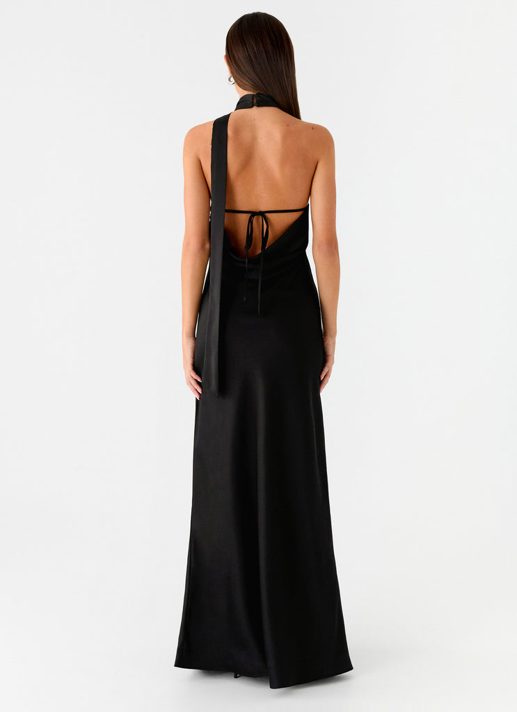 Peppermayo Peppermayo Exclusive - Keena Scarf Maxi Dress - Black