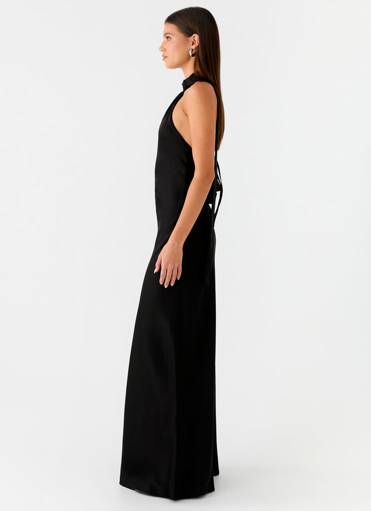 Peppermayo Peppermayo Exclusive - Keena Scarf Maxi Dress - Black