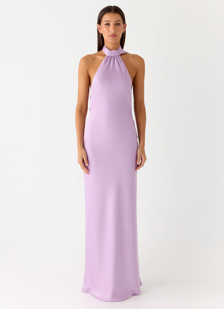 Peppermayo Peppermayo Exclusive - Keena Scarf Maxi Dress - Lavender