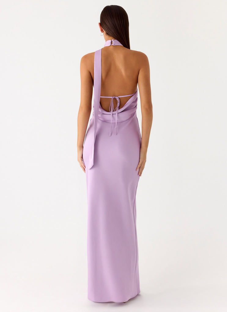 Peppermayo Peppermayo Exclusive - Keena Scarf Maxi Dress - Lavender