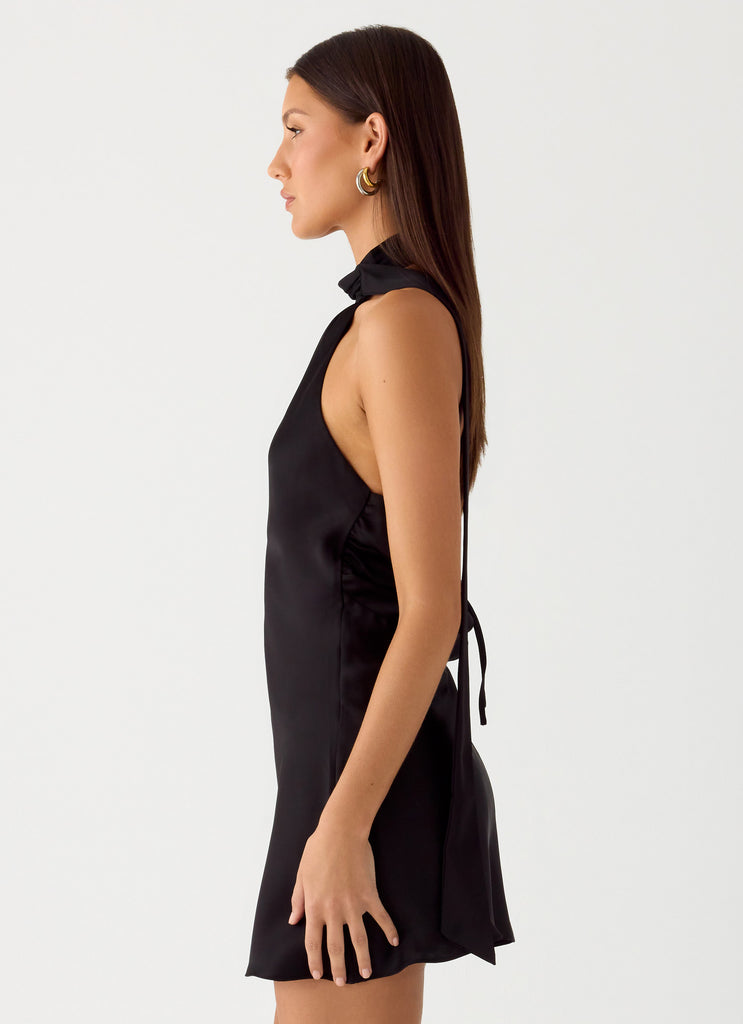 Peppermayo Peppermayo Exclusive - Keena Scarf Mini Dress - Black
