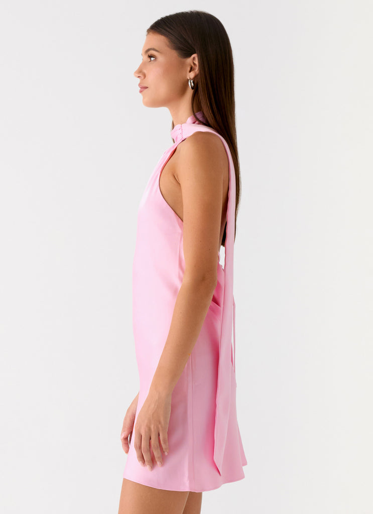 Peppermayo Peppermayo Exclusive - Keena Scarf Mini Dress - Pink