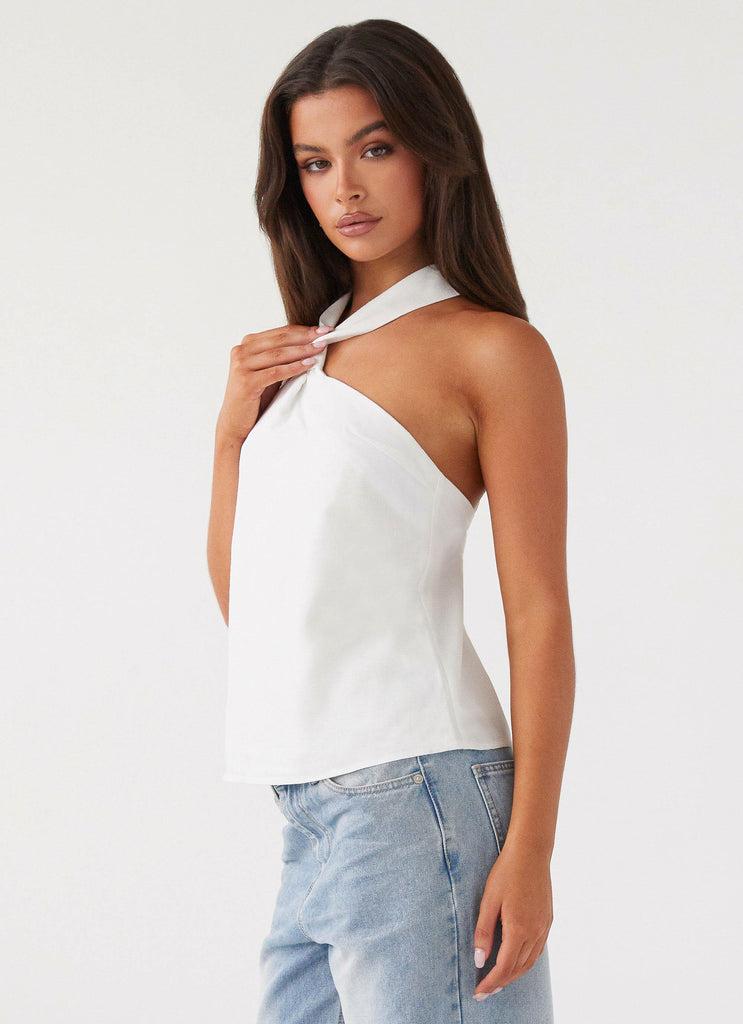Peppermayo Peppermayo Exclusive - Keira Linen Top - White