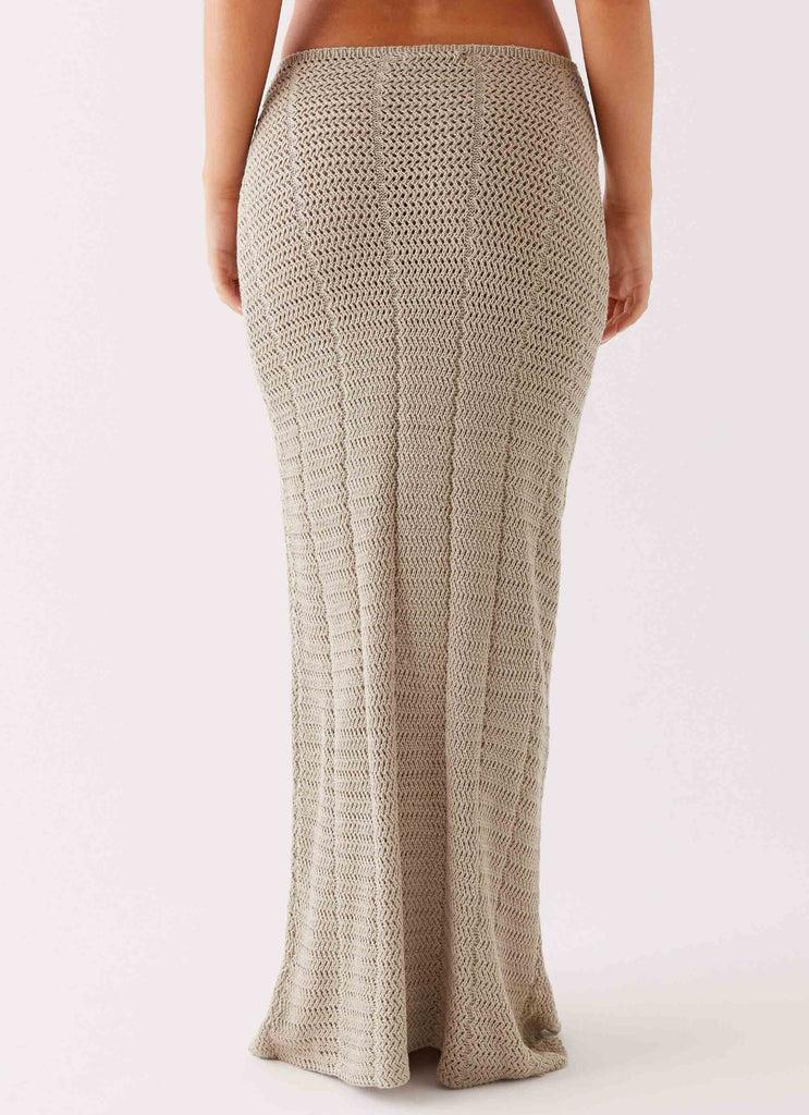 Peppermayo Peppermayo Exclusive - Kelcie Rose Crochet Maxi Skirt - Sage