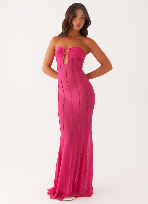 peppermayo Peppermayo Exclusive - Kennedy Maxi Dress - Fuchsia