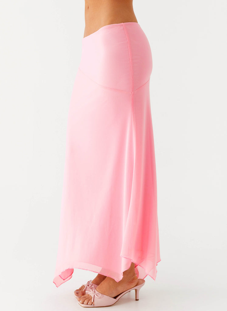 Peppermayo Peppermayo Exclusive - Kerrie Hanky Midi Skirt - Baby Pink