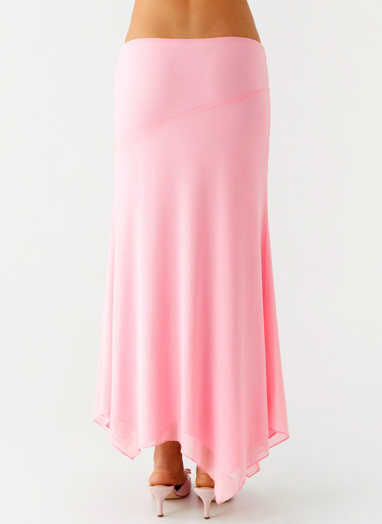 Peppermayo Peppermayo Exclusive - Kerrie Hanky Midi Skirt - Baby Pink