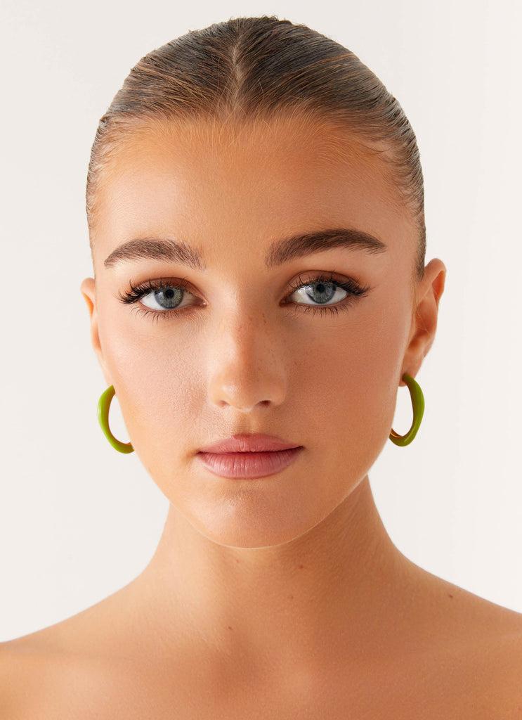 Peppermayo Peppermayo Exclusive - Keyon Earrings - Green