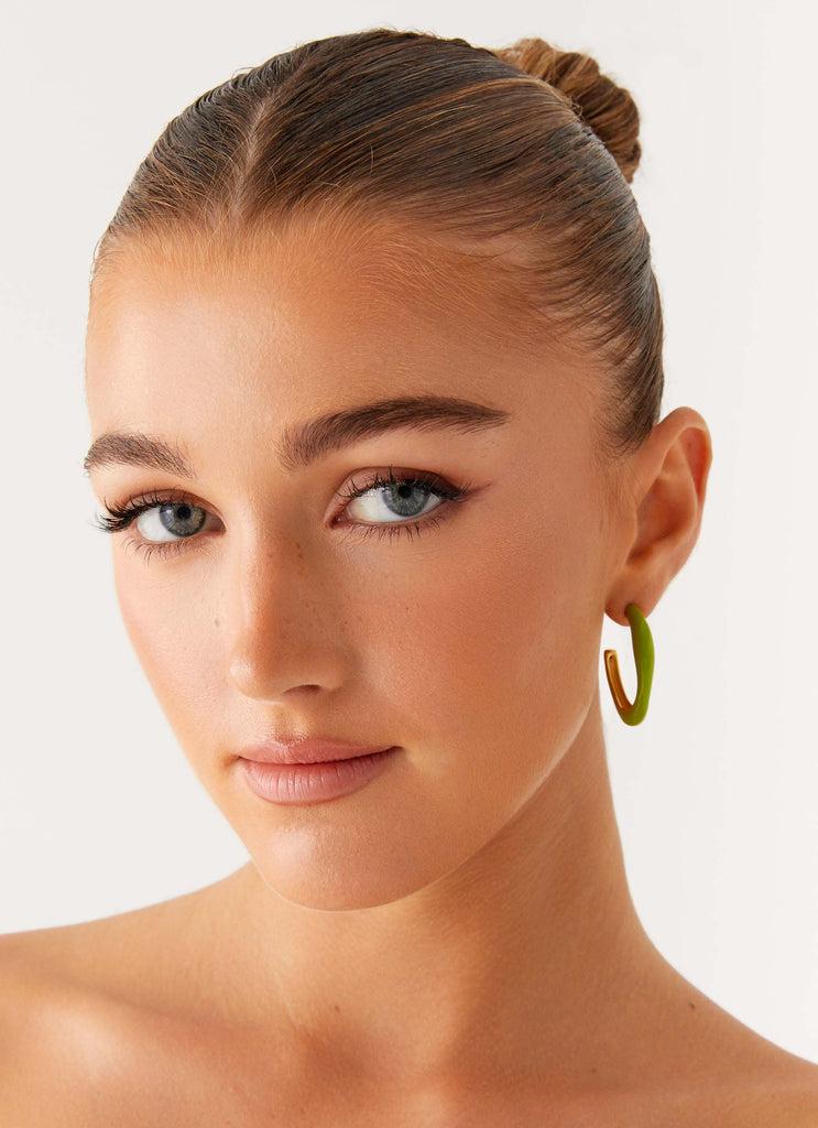 Peppermayo Peppermayo Exclusive - Keyon Earrings - Green
