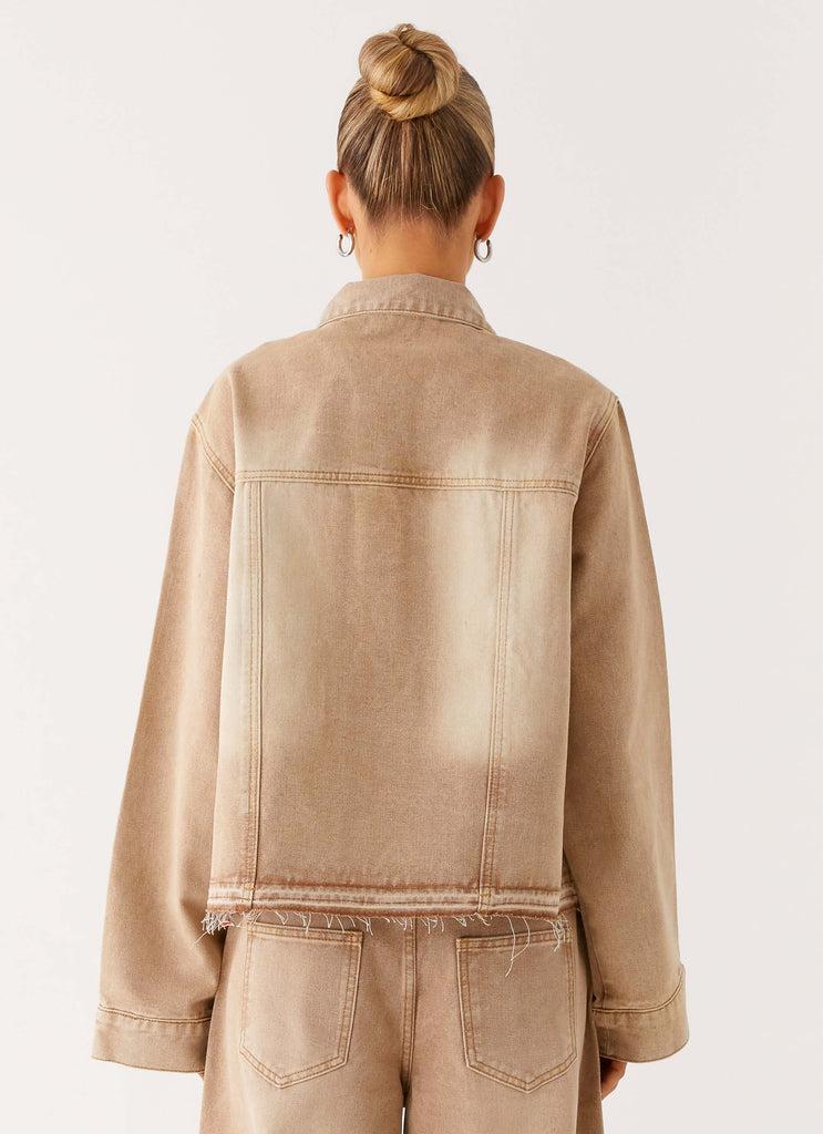 Peppermayo Peppermayo Exclusive - Khalil Denim Jacket - Tan