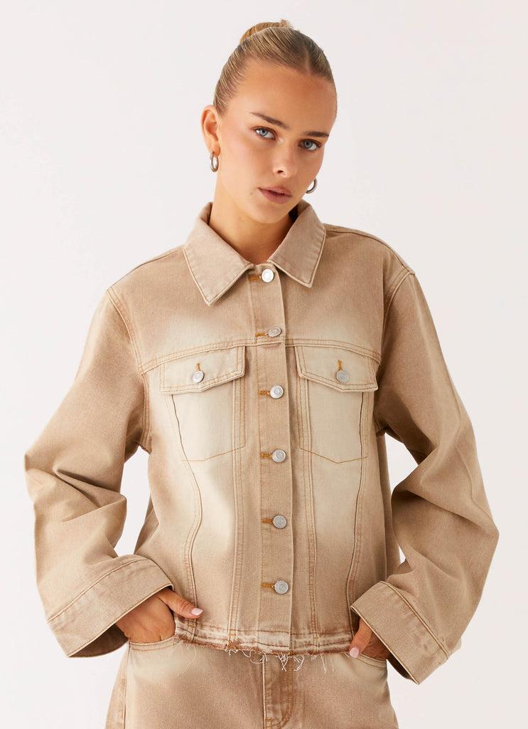 Peppermayo Peppermayo Exclusive - Khalil Denim Jacket - Tan