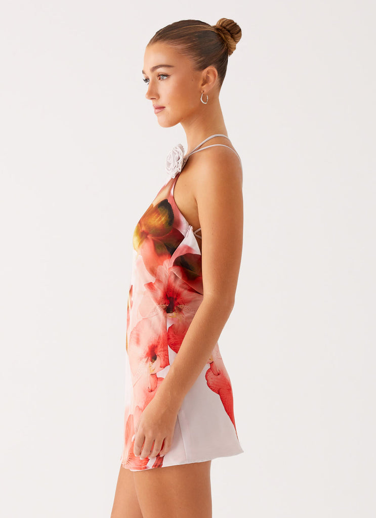 Peppermayo Peppermayo Exclusive - Kia Mini Dress - Peach Rose