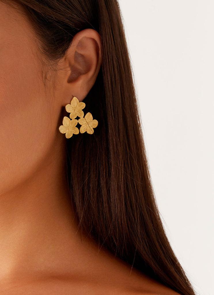 Peppermayo Peppermayo Exclusive - Kiana Earrings - Gold