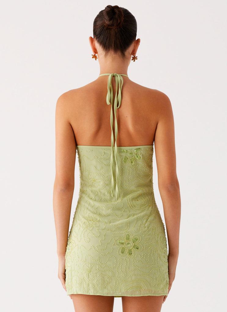 Peppermayo Peppermayo Exclusive - Kiara Beaded Mini Dress - Mint