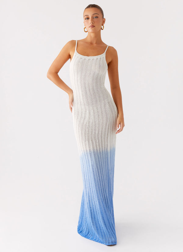 peppermayo Peppermayo Exclusive - Kiki Maxi Dress - Ombre Blue