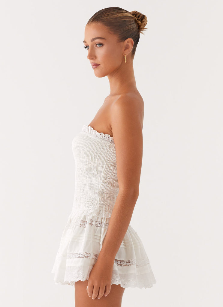 Peppermayo Peppermayo Exclusive - Kimia Mini Dress - White