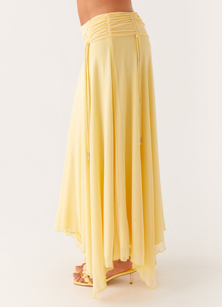 Peppermayo Peppermayo Exclusive - Kirrabilli Midi Skirt - Yellow