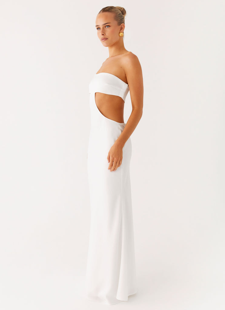 Peppermayo Peppermayo Exclusive - Kiss Me Cut Out Maxi - Ivory