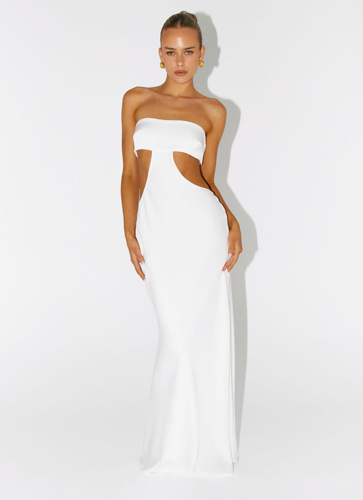 Peppermayo Peppermayo Exclusive - Kiss Me Cut Out Maxi - Ivory