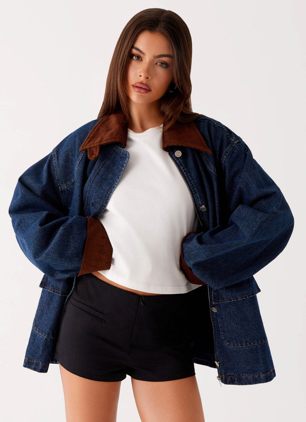 peppermayo Peppermayo Exclusive - Koda Denim Jacket - Indigo