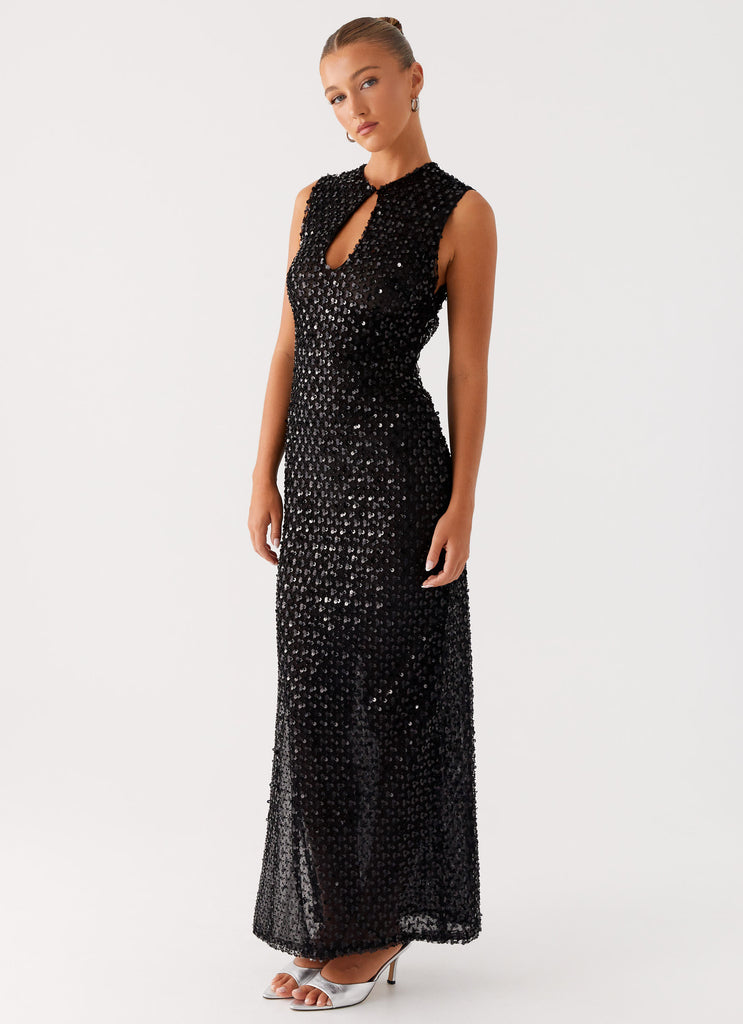 Peppermayo Peppermayo Exclusive - Kore Sequin Maxi Dress - Black