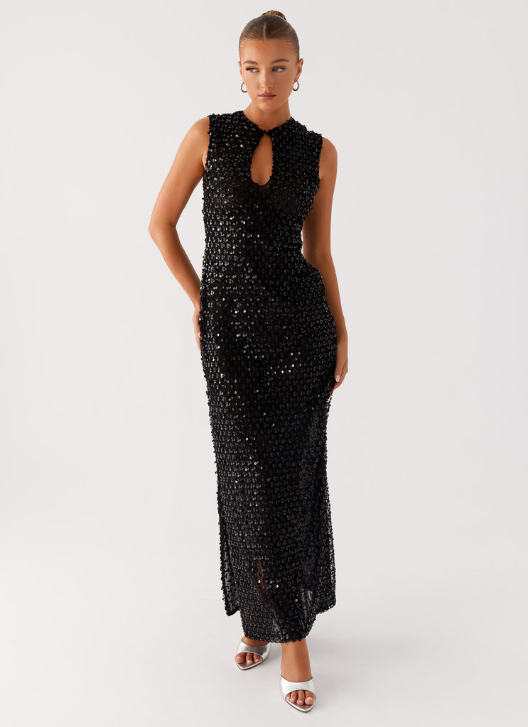 Peppermayo Peppermayo Exclusive - Kore Sequin Maxi Dress - Black