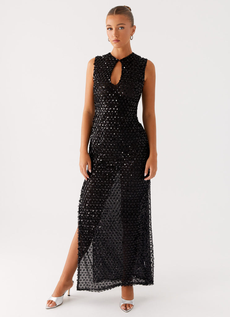 Peppermayo Peppermayo Exclusive - Kore Sequin Maxi Dress - Black
