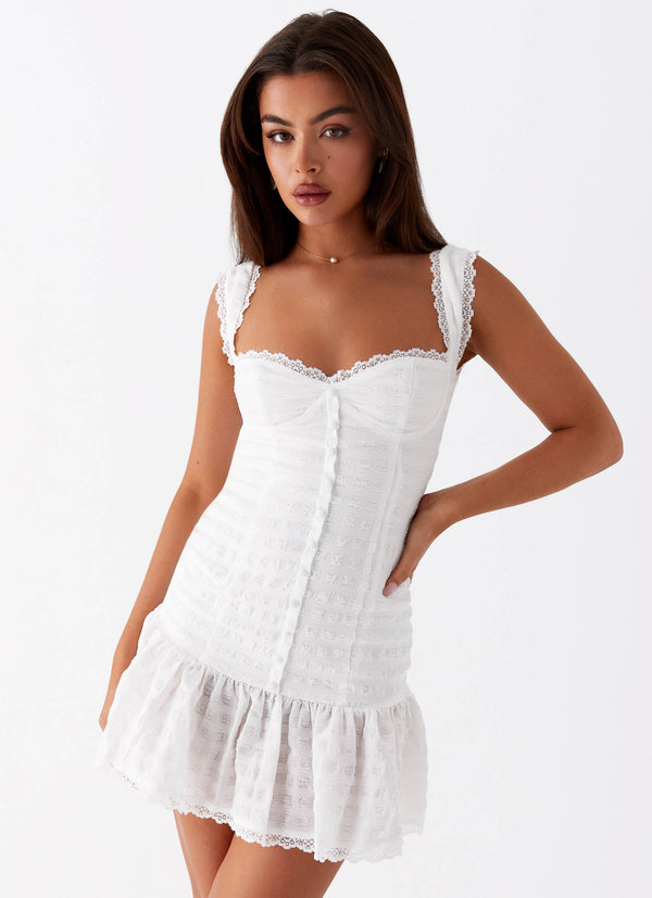 peppermayo Peppermayo Exclusive - Kristina Mini Dress - White
