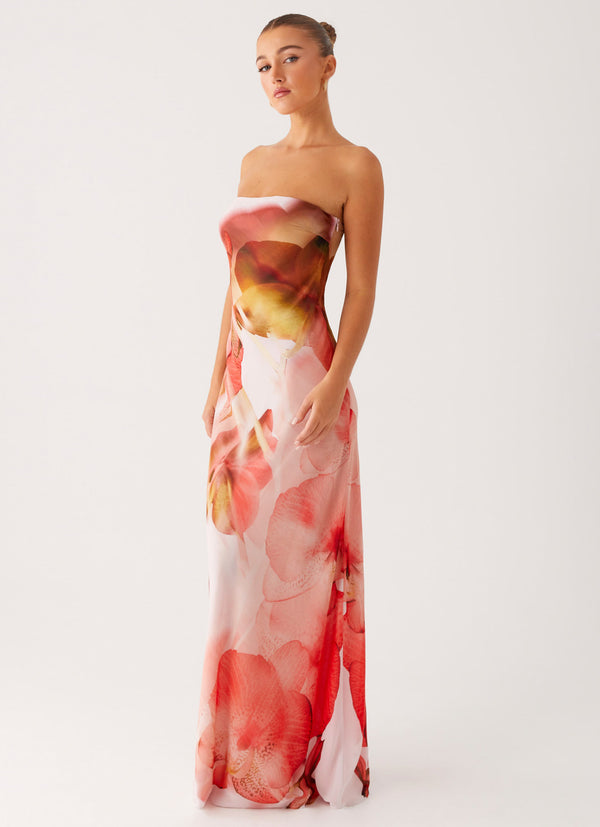 peppermayo Peppermayo Exclusive - Kunis Maxi Dress - Peach Rose