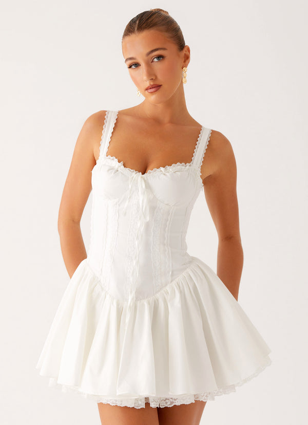 peppermayo Peppermayo Exclusive - Lacie Mini Dress - White
