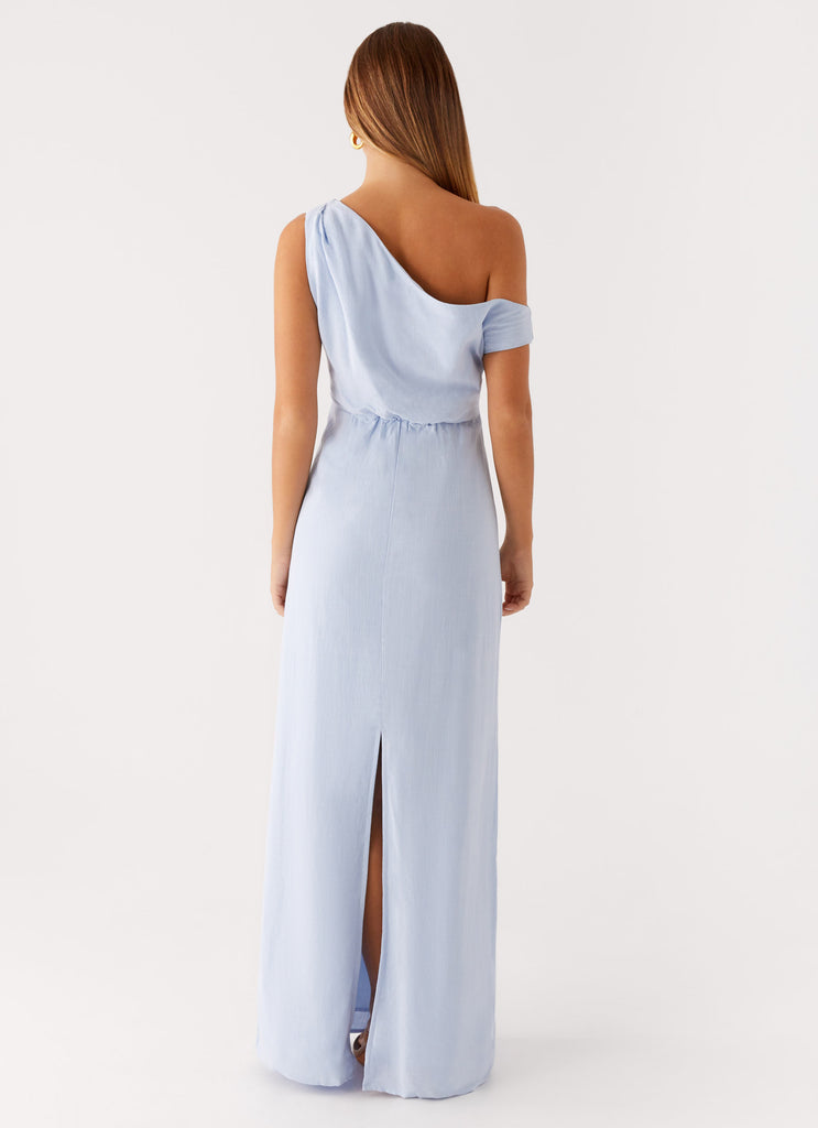 Peppermayo Peppermayo Exclusive - Lady Love Linen Maxi Dress - Blue