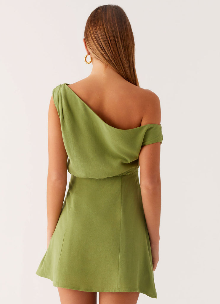 Peppermayo Peppermayo Exclusive - Lady Love Linen Mini Dress - Cactus