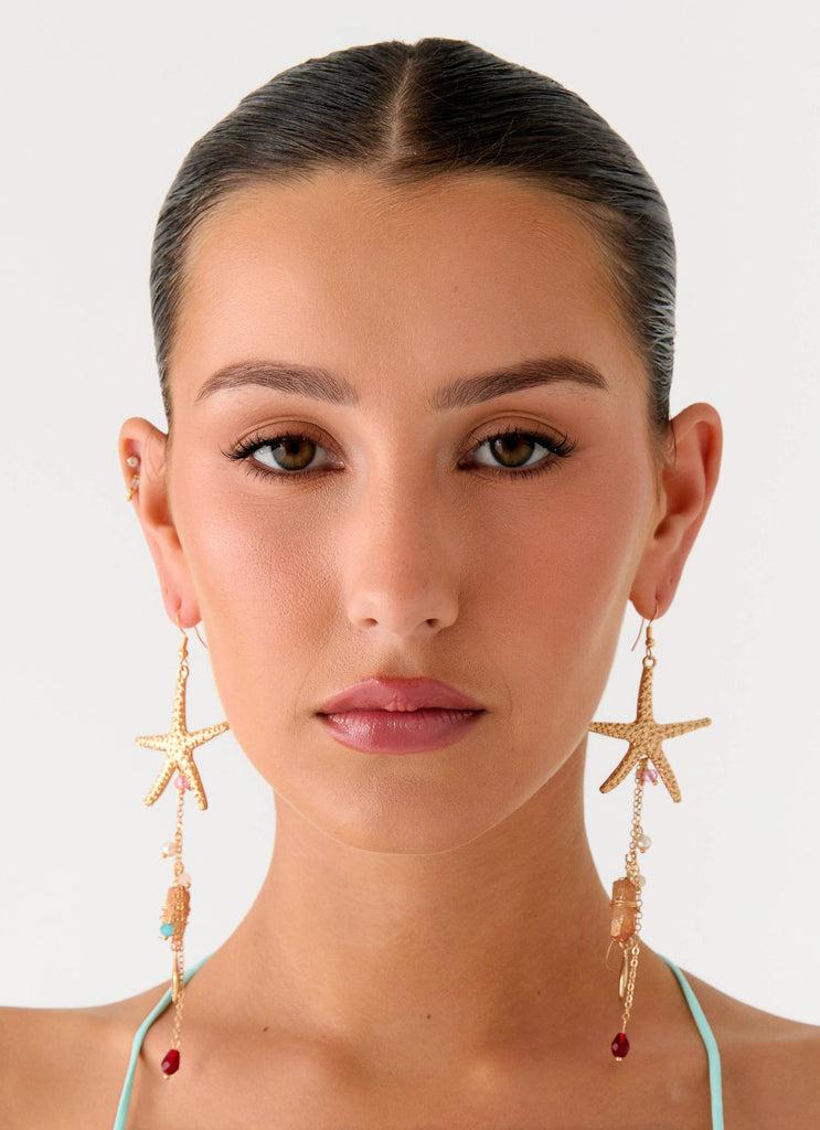 Peppermayo Peppermayo Exclusive - Laguna Love Earrings - Gold