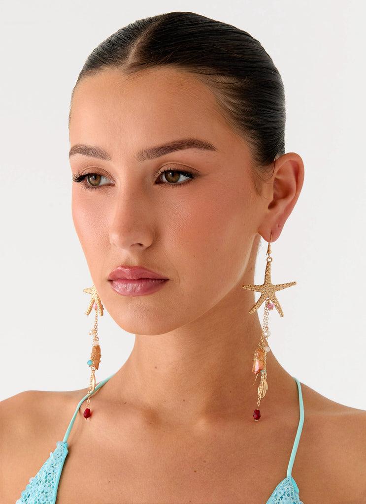 Peppermayo Peppermayo Exclusive - Laguna Love Earrings - Gold