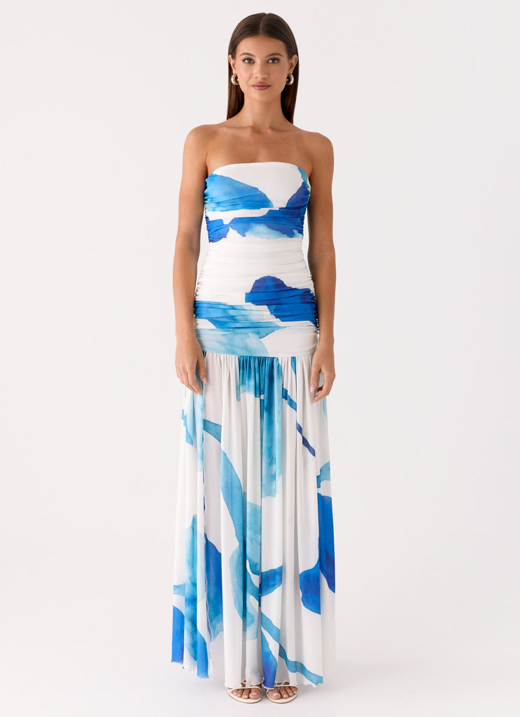 Peppermayo Peppermayo Exclusive - Laidee Maxi Dress - Cerulean Bloom