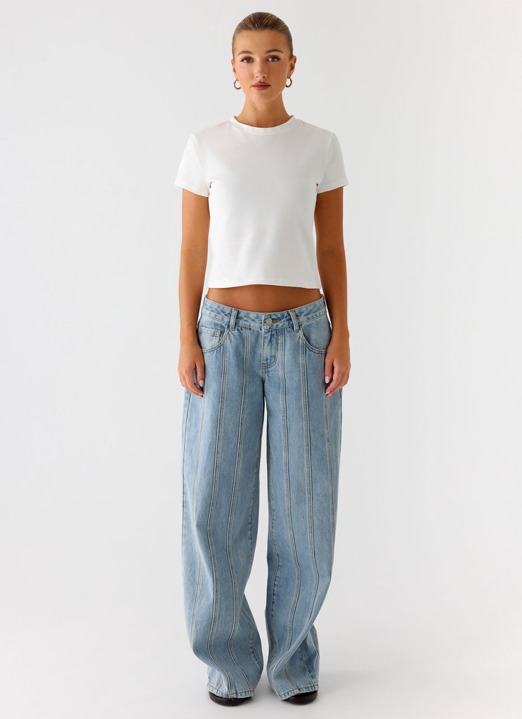 Peppermayo Peppermayo Exclusive - Lamont Baby Tee - White